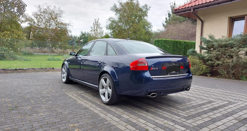 Audi RS6 cena 129000 przebieg: 64275, rok produkcji 2003 z Sosnowiec małe 92